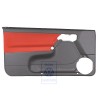 Genuine VW Door Panel Trim (Cloth) Black/Tropical Orange - 1E0867011ANHFP