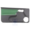Genuine VW Door Panel Trim (Cloth) Black/Cosmic Green - 1E0867011ANHFQ