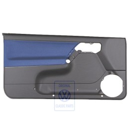 Genuine VW Door Panel Trim (Cloth) Black/Orbitblue - 1E0867011ANHFR