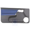 Genuine VW Door Panel Trim (Cloth) Black/Orbitblue - 1E0867011ANHFR