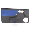 Genuine VW Door Panel Trim (Cloth) Black/Jazz Blue - 1E0867011ATLZQ