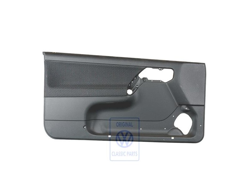 Genuine VW Door Panel Trim (Cloth) Black - 1E0867011D BFY