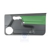 Genuine VW Door Panel Trim (Cloth) Black/Cosmic Green - 1E0867012AKHFQ