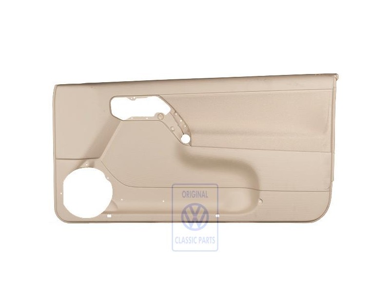 Genuine VW Door Panel Trim (Cloth) Light Beige - 1E0867012AKHFZ