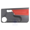 Genuine VW Door Panel Trim (Cloth) Black/Tropical Orange - 1E0867012ANHFP