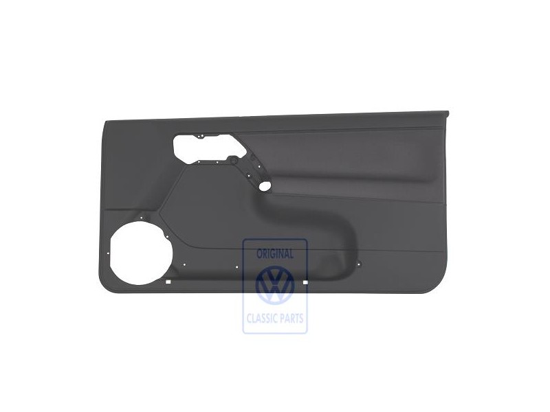 Genuine VW Door Panel Trim (Cloth) Black/Anthracite - 1E0867012ANHFS