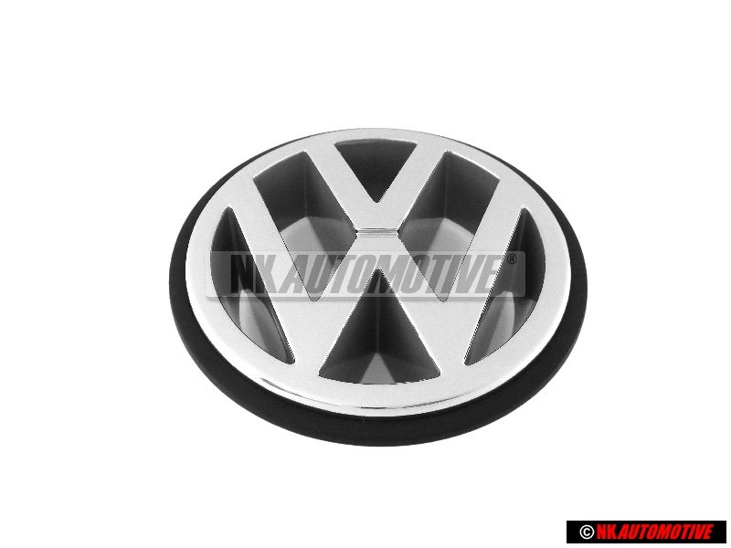 Genuine VW Front Grill Badge Emblem Chrome - 1HM853600A TE1