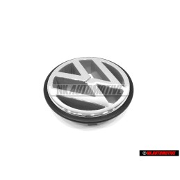 Genuine VW Front Grill Badge Emblem Chrome - 1HM853600A TE1