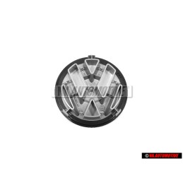 Genuine VW Front Grill Badge Emblem Chrome - 1HM853600A TE1