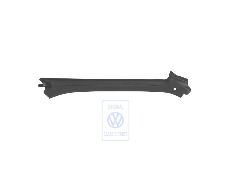 Genuine VW A-Pillar Trim Satin Black - 1E0867234 B41