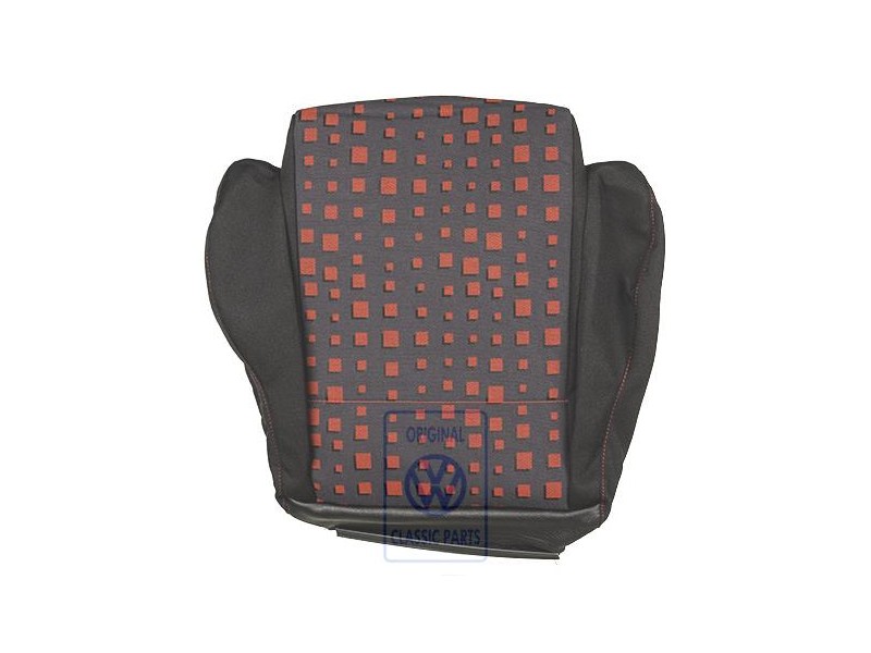 Genuine VW Seat Covering (Fabric) Black/Tropical Orange - 1E0881405ALGUT