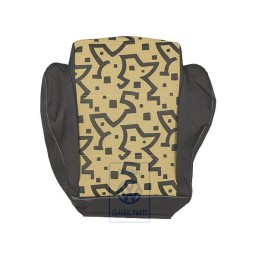 Genuine VW Seat Covering (Fabric) Yellow/Black - 1E0881405H GRF