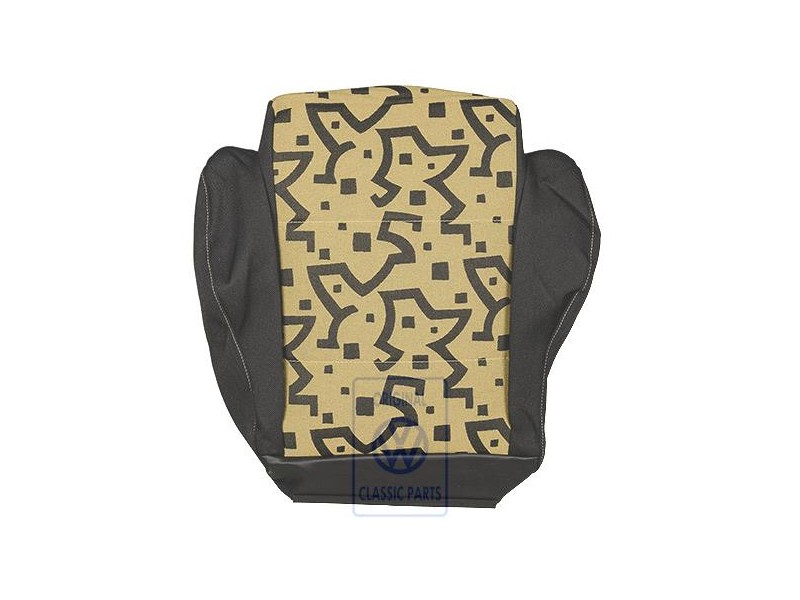 Genuine VW Seat Covering (Fabric) Yellow/Black - 1E0881405H GRF