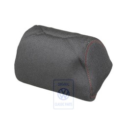 Genuine VW Head Restraint Cover (Cloth) Black/Orange - 1E0881921G GUC