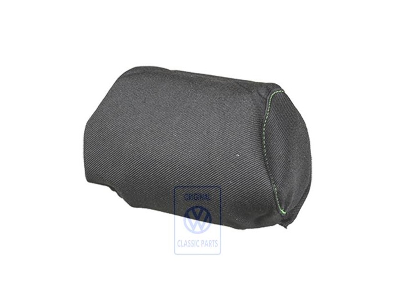 Genuine VW Head Restraint Cover (Cloth) Black/Green - 1E0881921G GUD