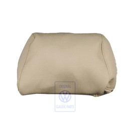 Genuine VW Head Restraint Cover (Cloth) Light Beige - 1E0881921G GUJ