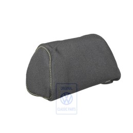Genuine VW Head Restraint Cover (Cloth) Black/Yellow - 1E0881921G HLM