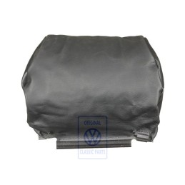 Genuine VW Head Restraint Cover (Alcantara/Leather) Black - 1E0881921M FAT