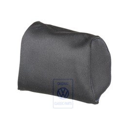 Genuine VW Head Restraint Cover (Cloth) Black/Blue - 1E0881921Q LJP