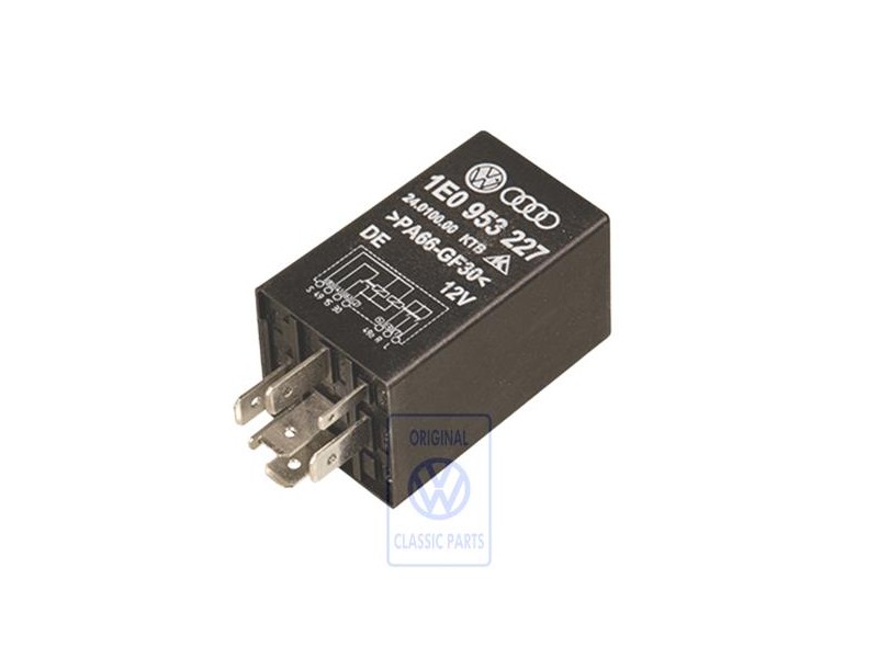 Genuine VW Turn Signal/Hazard Light Relay - 1E0953227
