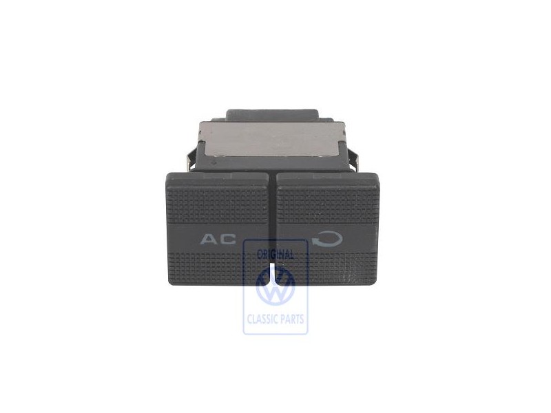 Genuine VW Switch For Air Conditioner Satin Black - 1E0959543 01C
