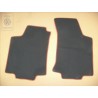 Genuine VW 1 Set Foot Mats Black/Tropical Orange - 1E1061223E GKV