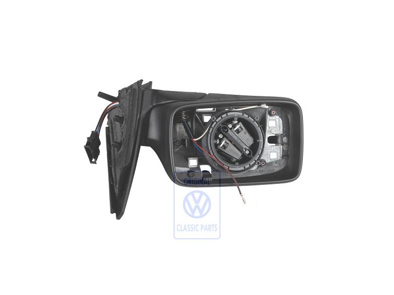 Genuine VW Exterior Mirror Housing Black - 1E1857507C 3FZ