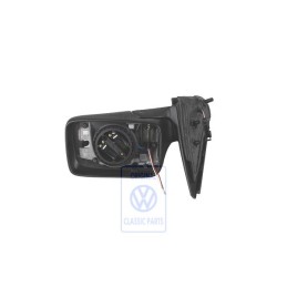 Genuine VW Exterior Mirror Housing Black - 1E1857508C 3FZ