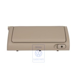 Genuine VW Stowage Box, (Lockable) Light Beige - 1E1857922A Q70