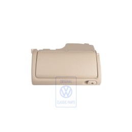 Genuine VW Stowage Box, (Lockable) Light Beige - 1E1857922 Q70