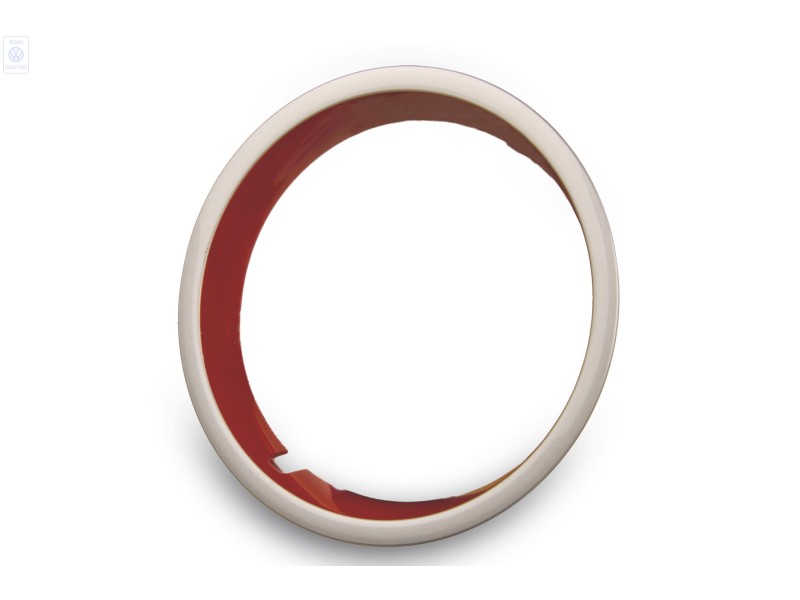 Genuine VW Wheel Trim Ring Tornado Red - 1H0601157 CYE