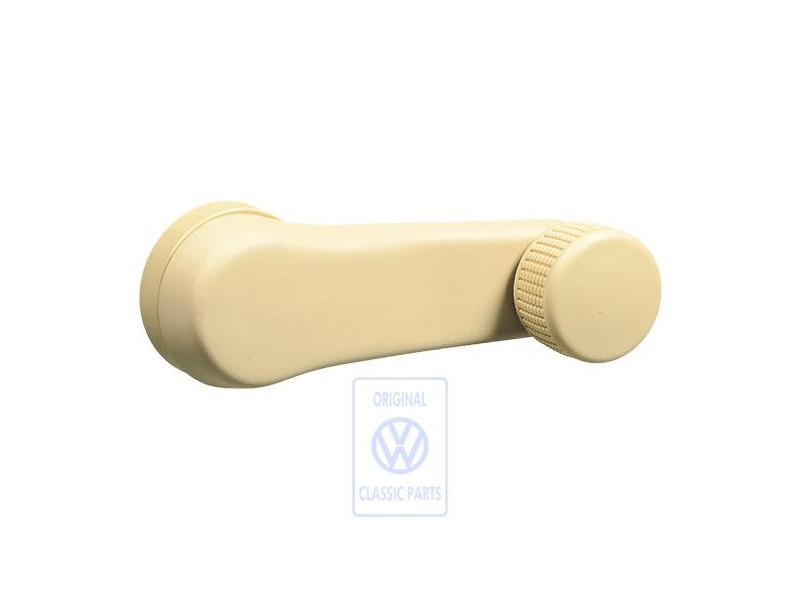 Genuine VW Window Crank Cream Beige - 1H0837581D 3PT