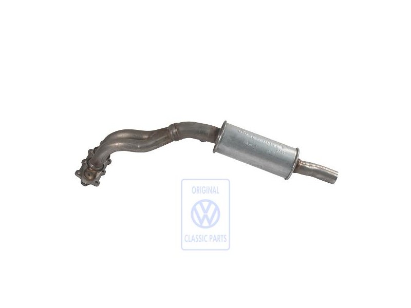 Genuine VW Exhaust Pipe With Front Silencer - 1H1253208AH