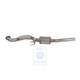 Genuine VW Exhaust Pipe With Catalyst - 1J0254505KX