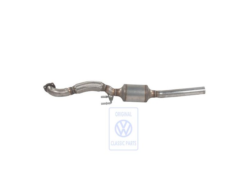 Genuine VW Exhaust Pipe With Catalyst - 1J0254505KX