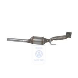Genuine VW Exhaust Pipe With Catalyst - 1J0254505LX