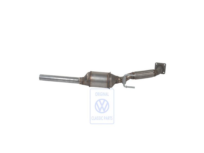 Genuine VW Exhaust Pipe With Catalyst - 1J0254505LX