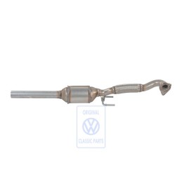 Genuine VW Exhaust Pipe With Catalyst - 1J0254505QX