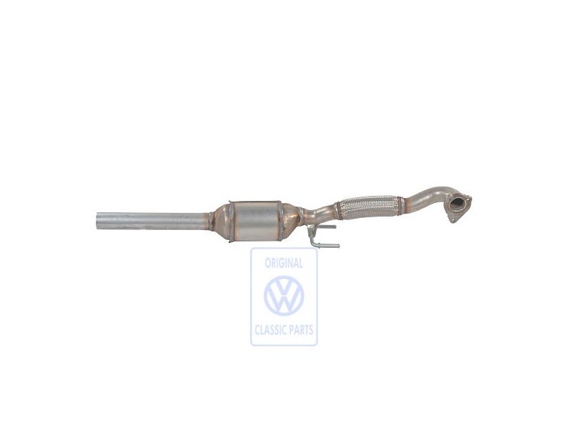 Genuine VW Exhaust Pipe With Catalyst - 1J0254505QX