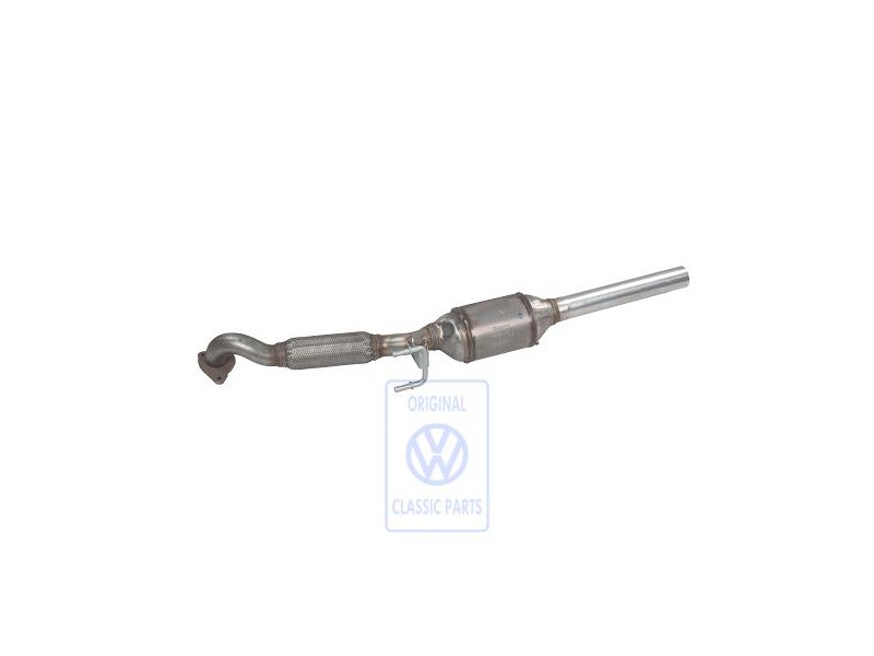 Genuine VW Exhaust Pipe With Catalyst - 1J0254505TX