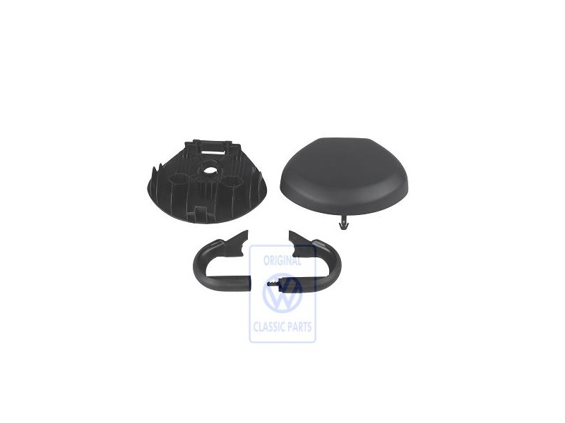 Genuine VW Cover Cap Satin Black - 1J0858189E B41