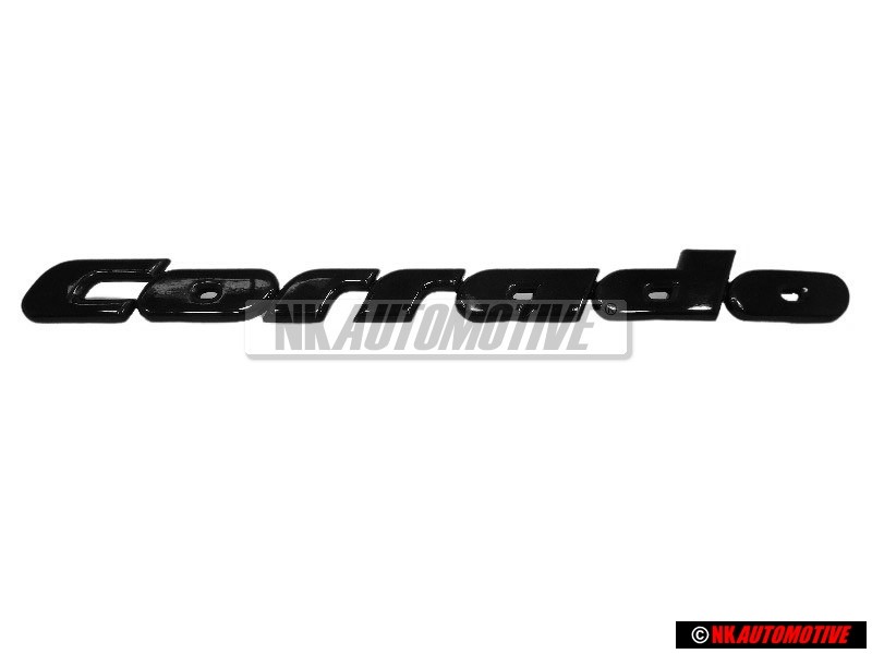 Genuine VW CORRADO Rear Boot Badge Emblem Black - 535853687