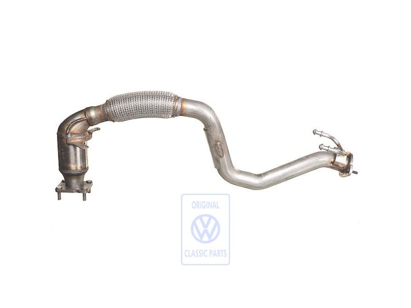 Genuine VW Exhaust Pipe With Pre-Catalyst - 1K0254300SX