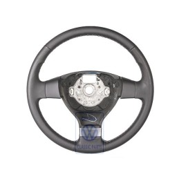 Genuine VW Steering Wheel (Leather) Light Grey - 1K0419091EQYRB