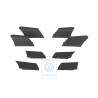 Genuine VW 1 Set Trims For Strg Wheel Black - 1K0498685A E74