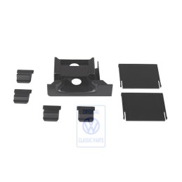 Genuine VW 1 Set Adapter Parts Satin Black - 1K0868003D 9B9