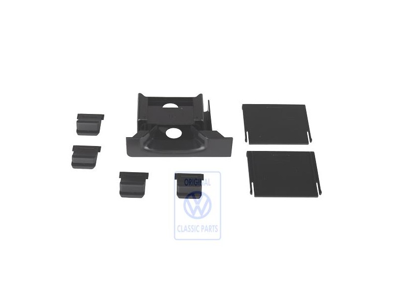 Genuine VW 1 Set Adapter Parts Satin Black - 1K0868003D 9B9