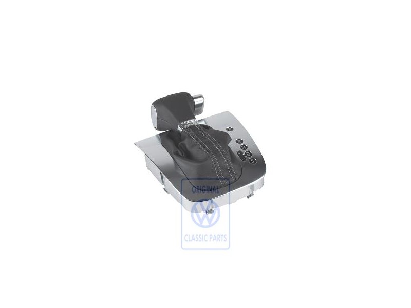 Genuine VW Gear Shift Cover Black - 1K2713203AHARA