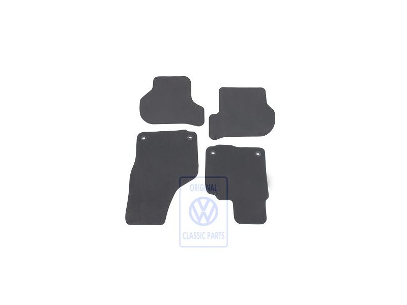 Genuine VW 1 Set Foot Mats Anthracite - 1K2863011C RYJ