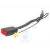 Genuine VW Belt Latch Satin Black/Fire Red - 1K4857755J QVZ